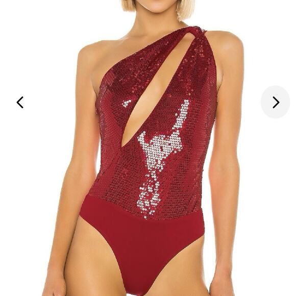 Lovers + Friends Moulin Bodysuit In Red Size XXS - Picture 1 of 15